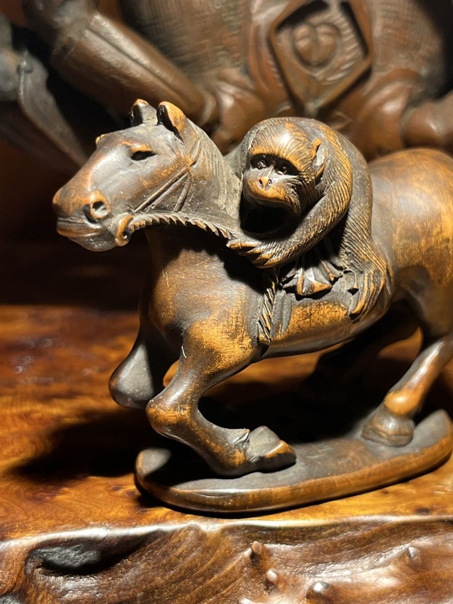 Ein Affen Und Ein Pferd