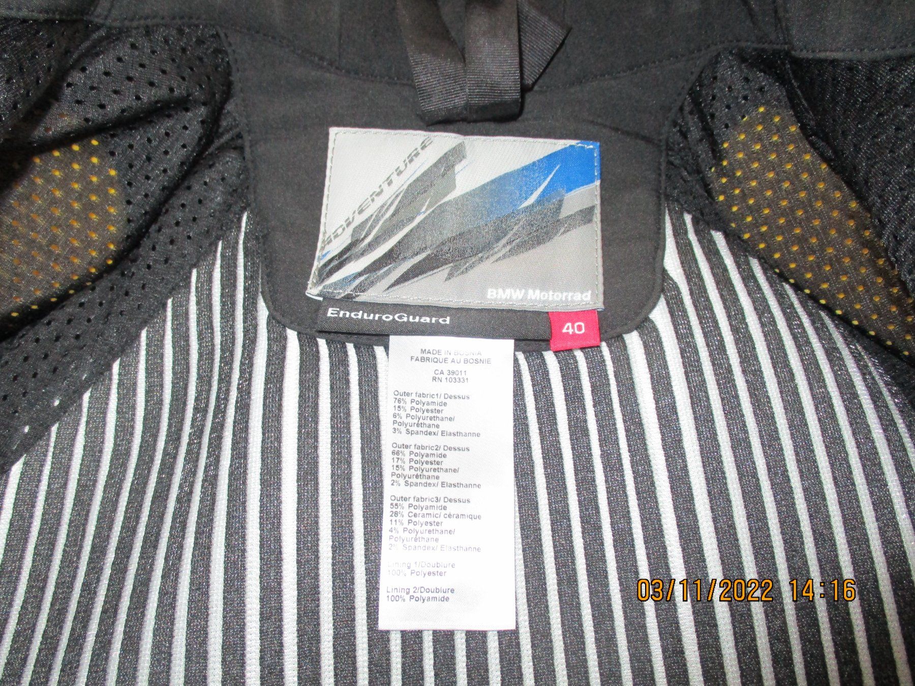 Giacche: BMW ENDURO GUARD JACKE NEU – Nuovo e nell'imballaggio originale da Weissbad venduto da Usw63 6