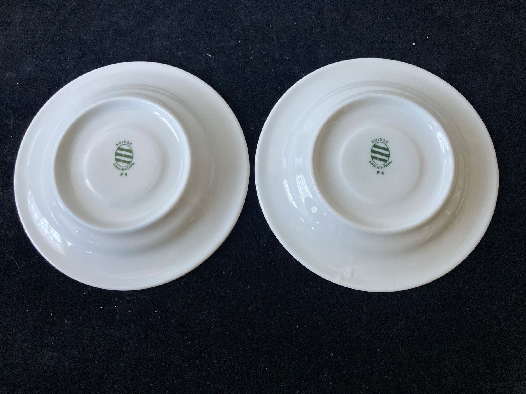 Assiettes: 2 Langenthal Unterteller mit Edelweiss und Bauernhaus – D'occasion à Zürich par Chaeffeler 4