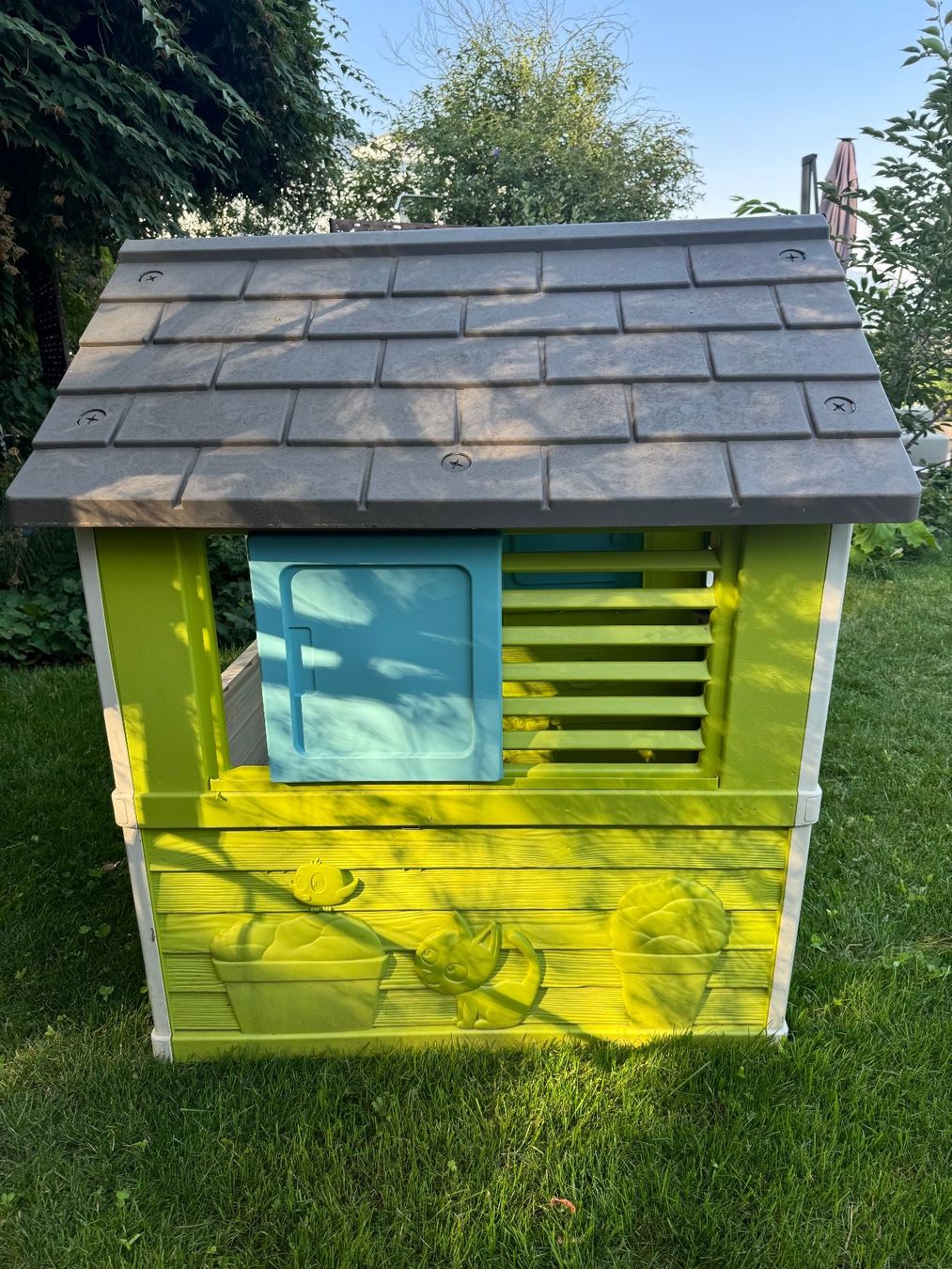 Smoby Casette per bambini: Smoby Garten Spiel Haus – Usato da Chur venduto da flamingo2013 3