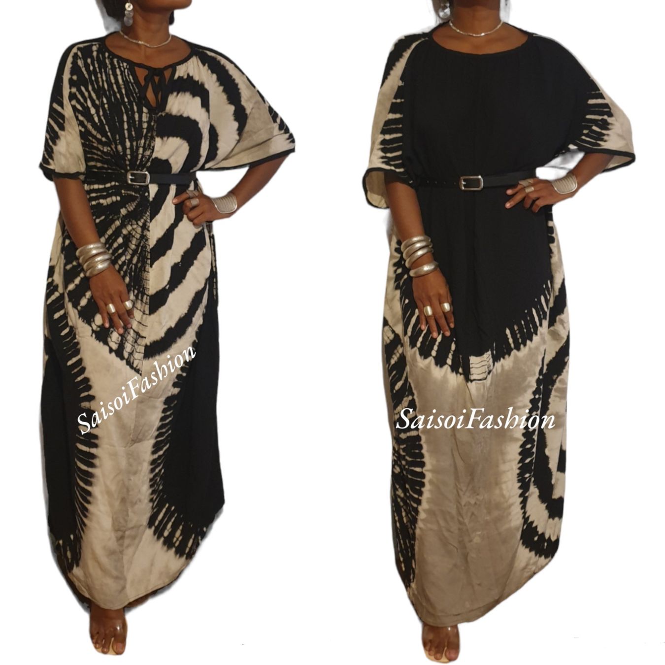 Vestiti: Sommer blackWax Batik Handmade Klassisch-elegantes Maxikleid – Nuovo e nell'imballaggio originale da Ebmatingen venduto da SaisoiFashion 7