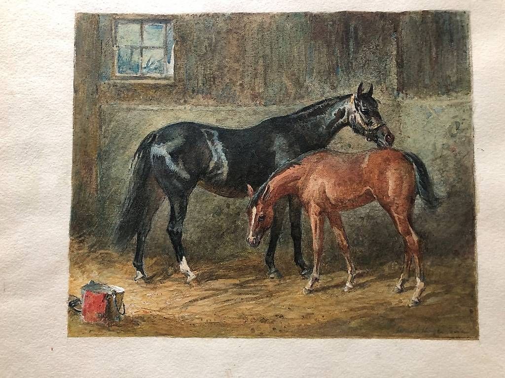 Dipinti: Iwan E. Hugentobler Aquarell – Usato da Gossau ZH venduto da peabo 3