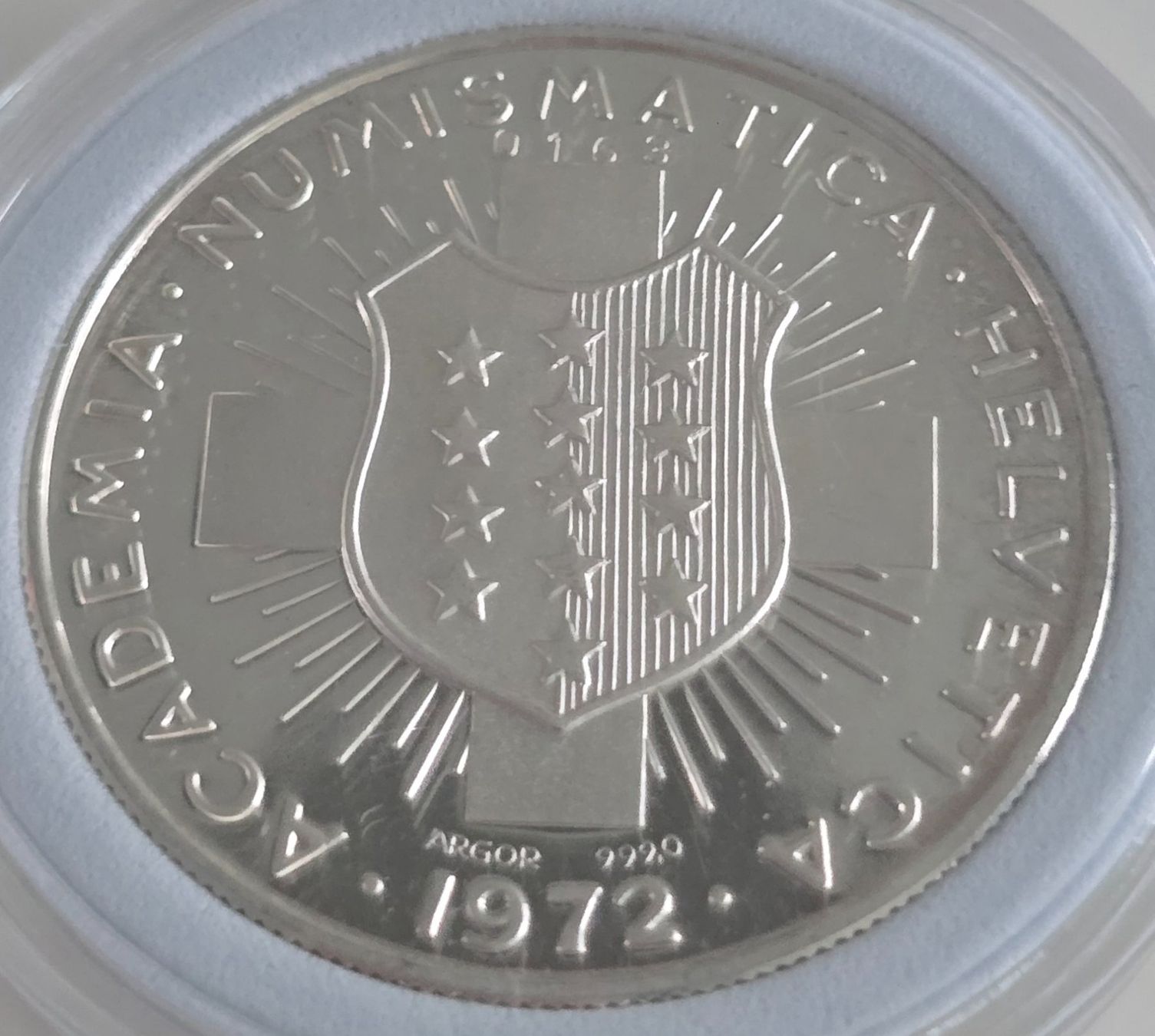 Medaglie: Limitierte Silbermedaille MAURICE TROILLET 1972. – Usato da Duebendorf venduto da Dguguseli 1