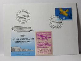Brief , Altenrhein , Zeppelin  2003