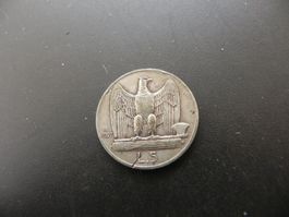 Italien 5 Lire 1927 Silber 5 g