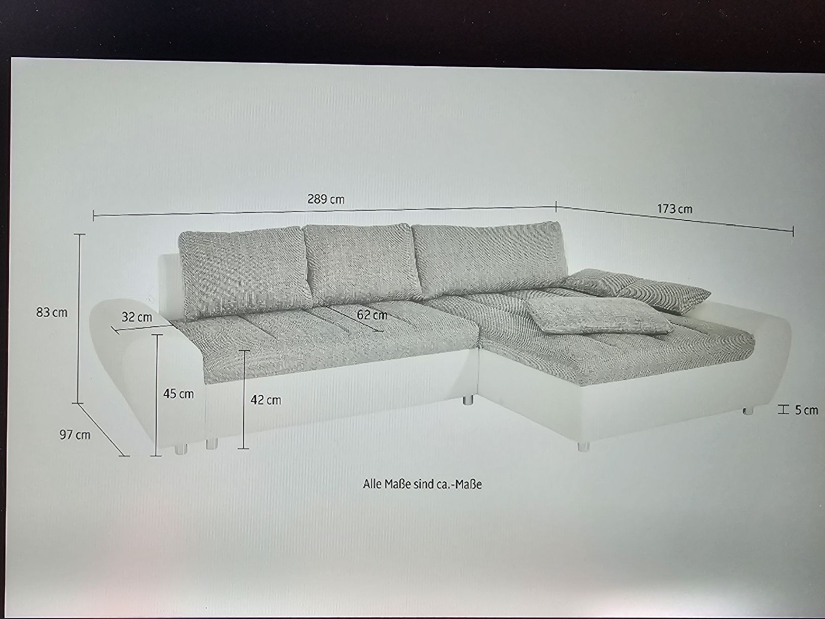 Divani: TOP! Neuwertiges Ecksofa / Polstergruppe mit Bettfunktion – Nuovo (secondo la descrizione) da Kiental venduto da MeSa_Niesen 5