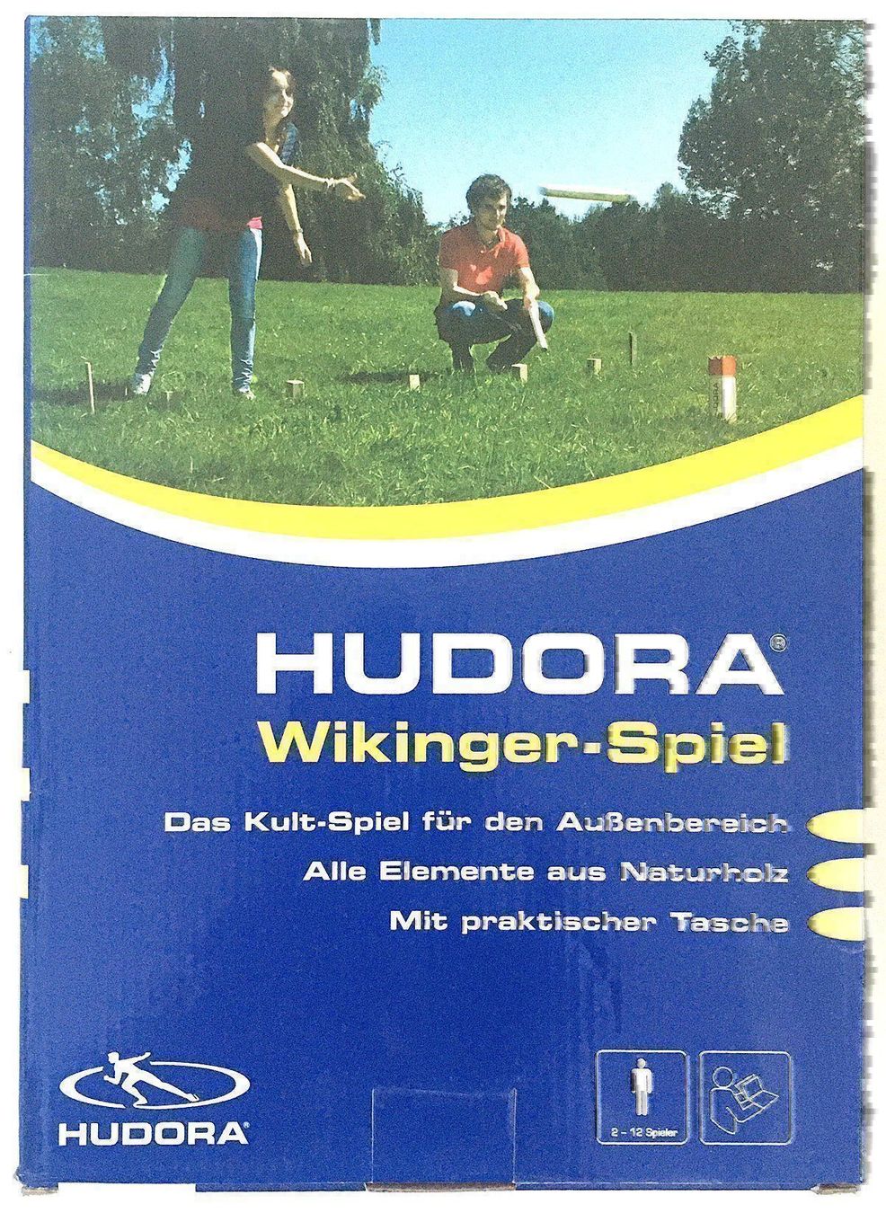 Hudora Giocattoli: KUBB Wikingerspiel Hudora 76459 – Nuovo e nell'imballaggio originale da Beckenried venduto da angel-mountain 7