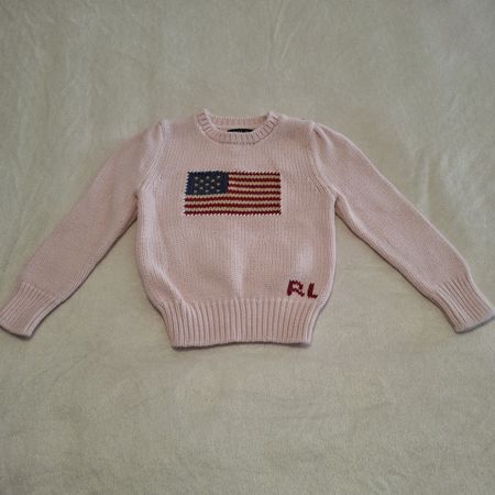 Ralph Lauren - Pull drapeau américain 4ans / 110cm