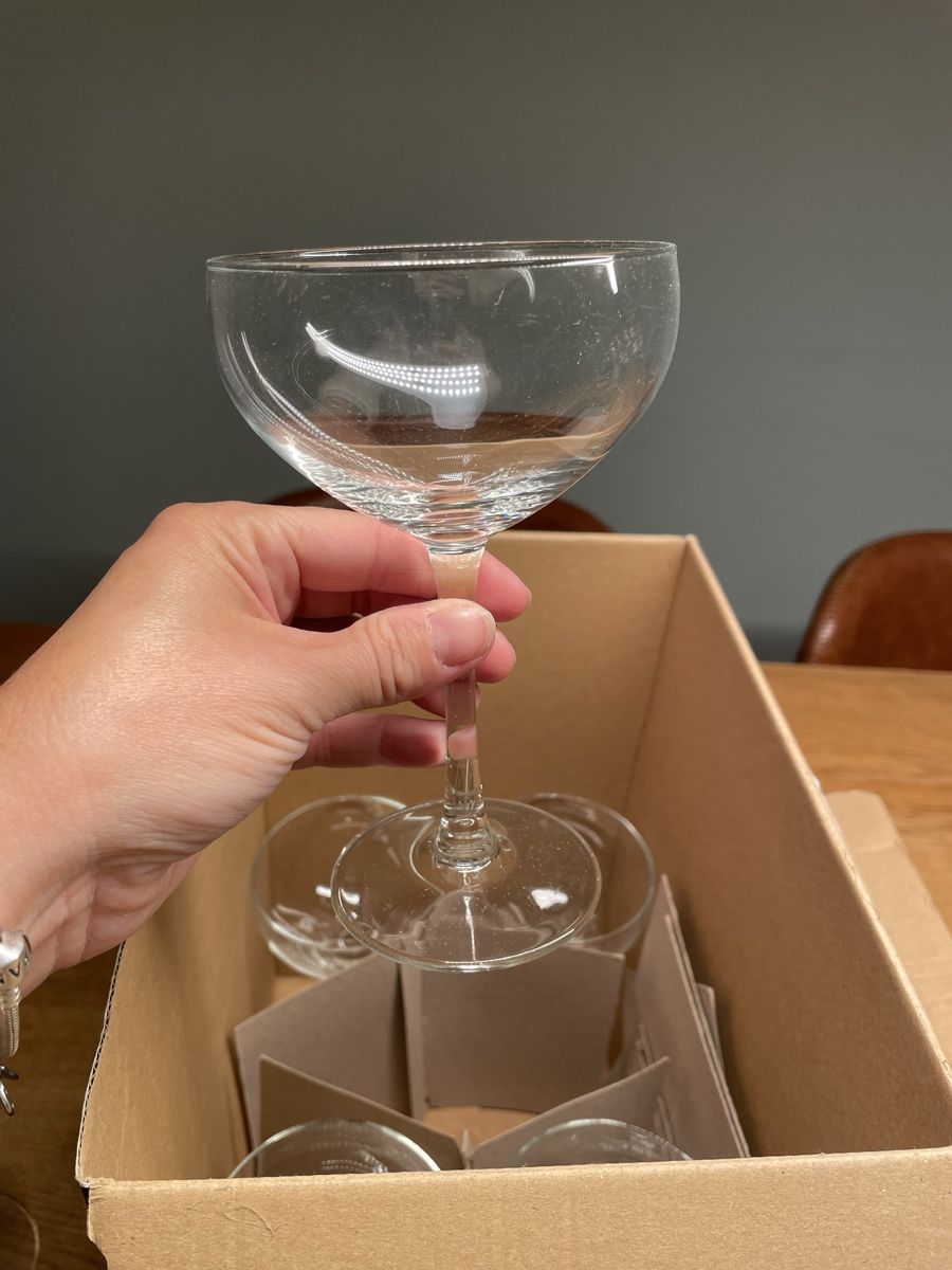 Bicchieri: 8 Champagner Glaeser Royal Leerdam – Usato da Niederbüren venduto da poschti 6
