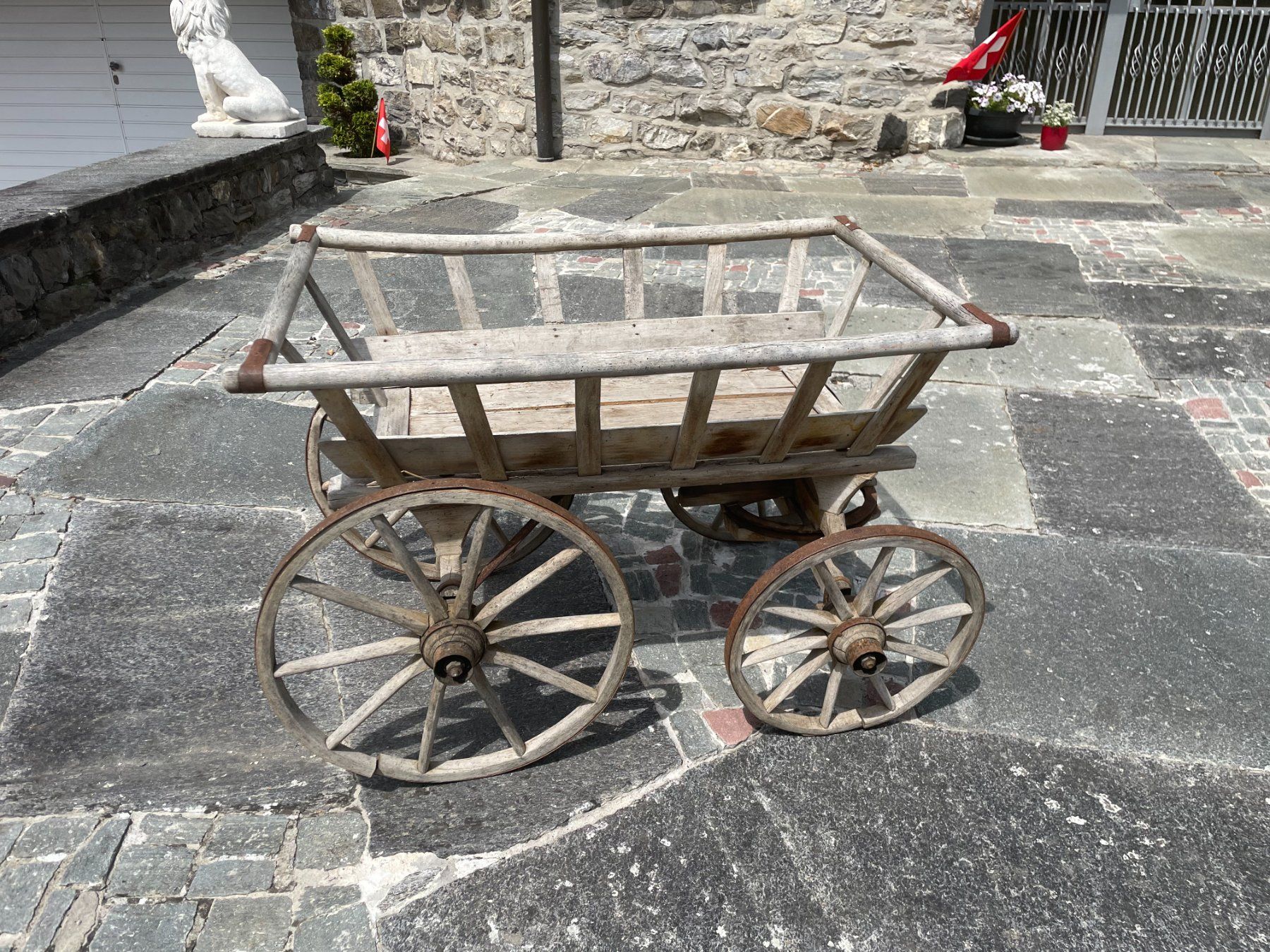 Articles en bois: Antiker Leiterwagen aus Holz – D'occasion à Sargans par sunrays 2