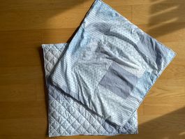 Deux taies d'oreiller / housse de coussin