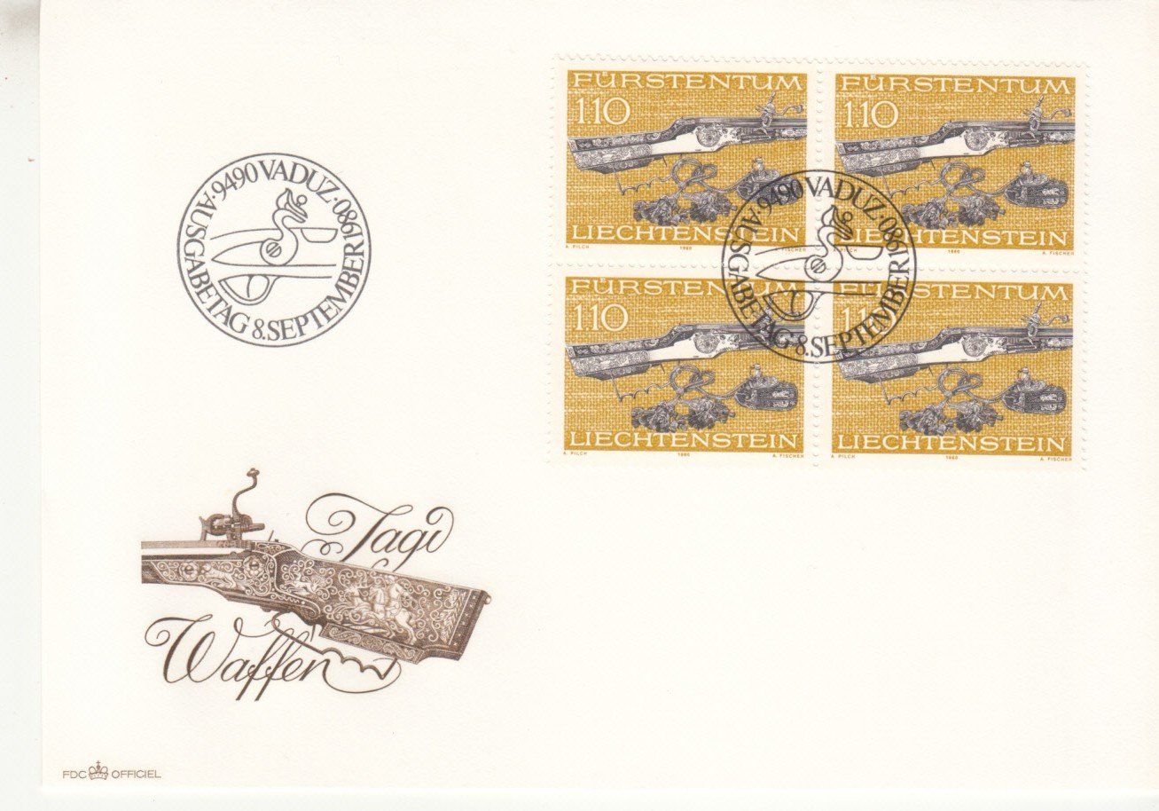 Tutti i francobolli: LBK 689 - 691 im 4er-Block FDC – Usato da Bürglen TG venduto da StampGraf 2