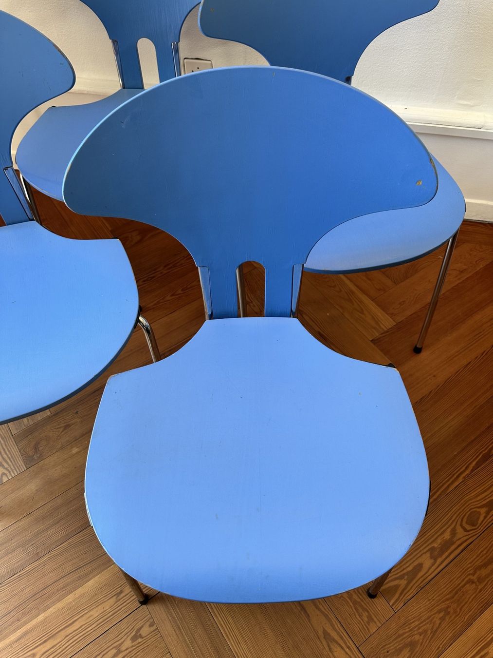 Stühle: Ensemble de 5 chaises vintage teck, Randers, Danois – Gebraucht aus Lausanne von jul_v9ht 8