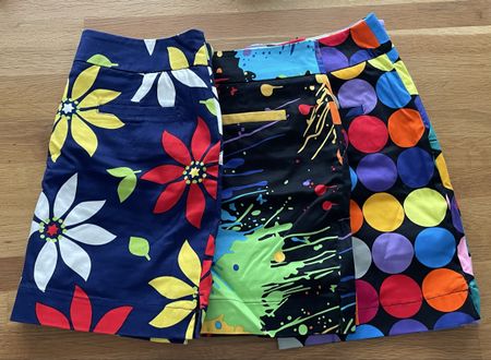 3 LOUDMOUTH Ladies Golfskirts