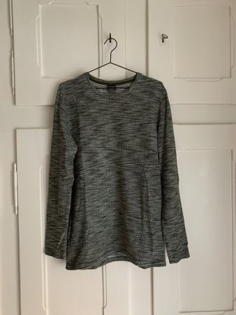JACK & JONES - Strickpullover olivgrün-weiss XL