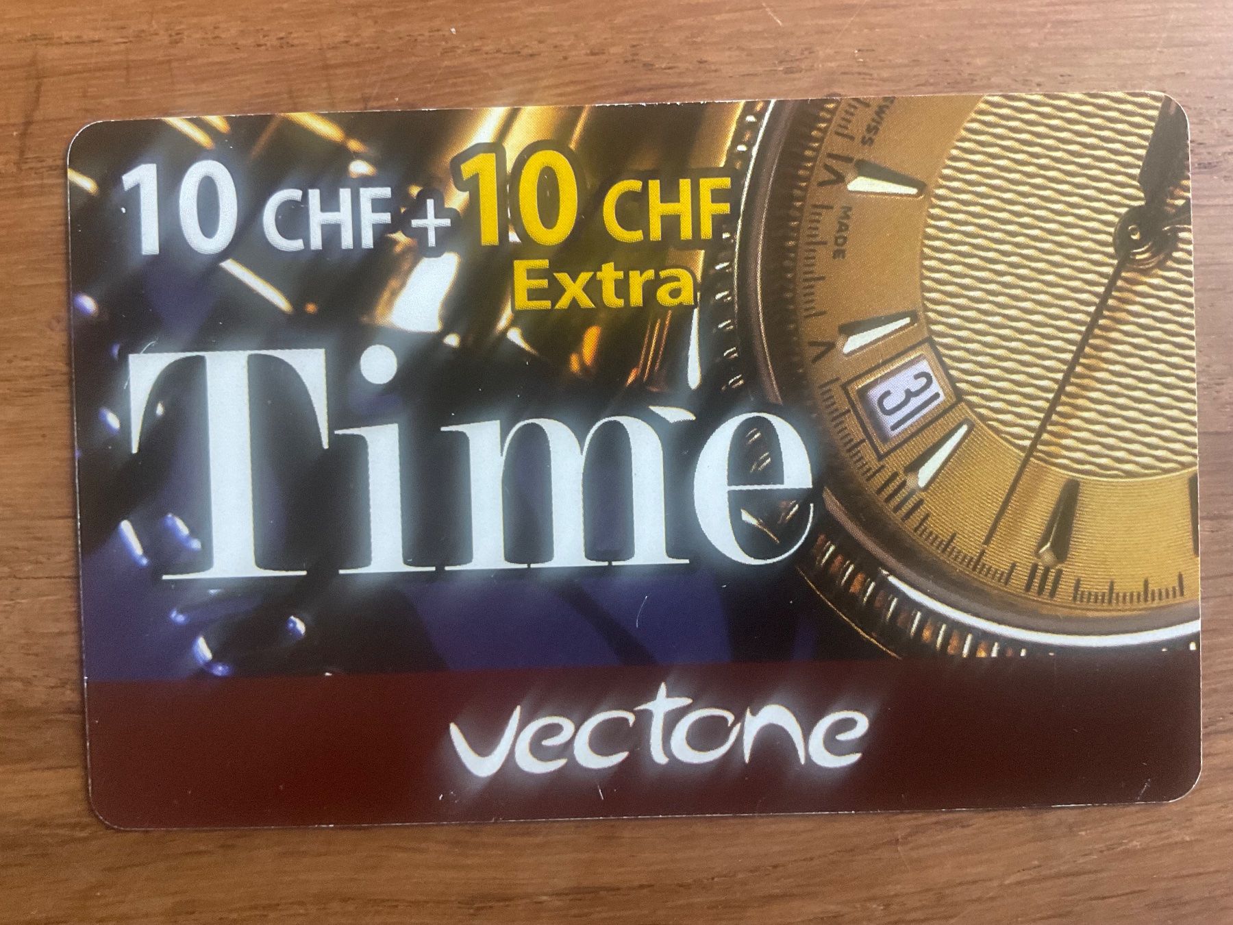 Telefon- & Taxkarten: Prepaid Telefonkarte Time – Gebraucht aus Zürich von Tolima194