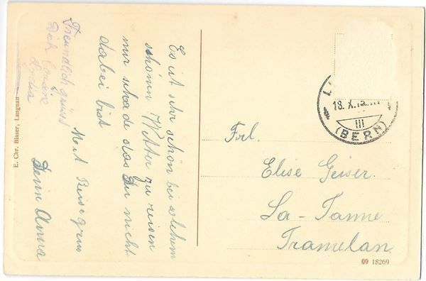 Cartoline postali: Langnau im Emmental Teilansicht – Usato da Olten venduto da clotaldi 1