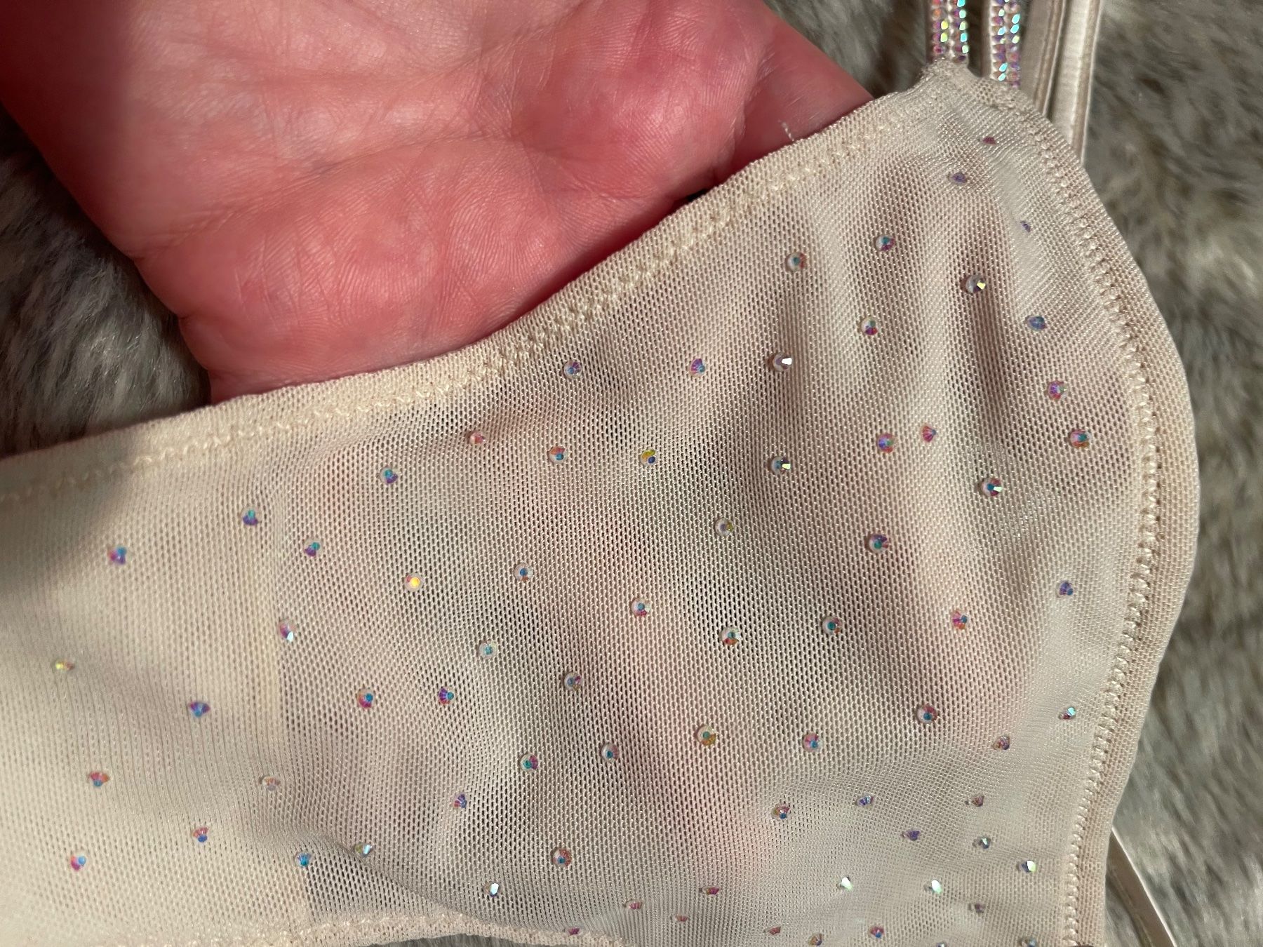 Altra biancheria intima: Trasparente tanga con strisce e strass-S-nuovo – Nuovo e nell'imballaggio originale da Locarno venduto da Fixed8 2