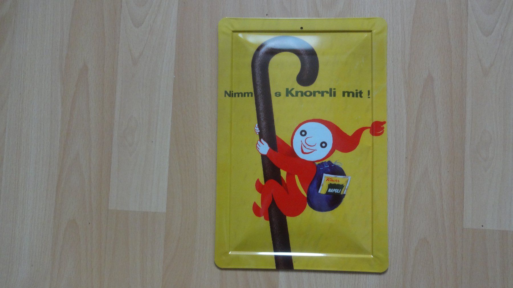 Knorr Insegne: Blechschild Knorrli – Usato da Fisibach venduto da goldfasan52