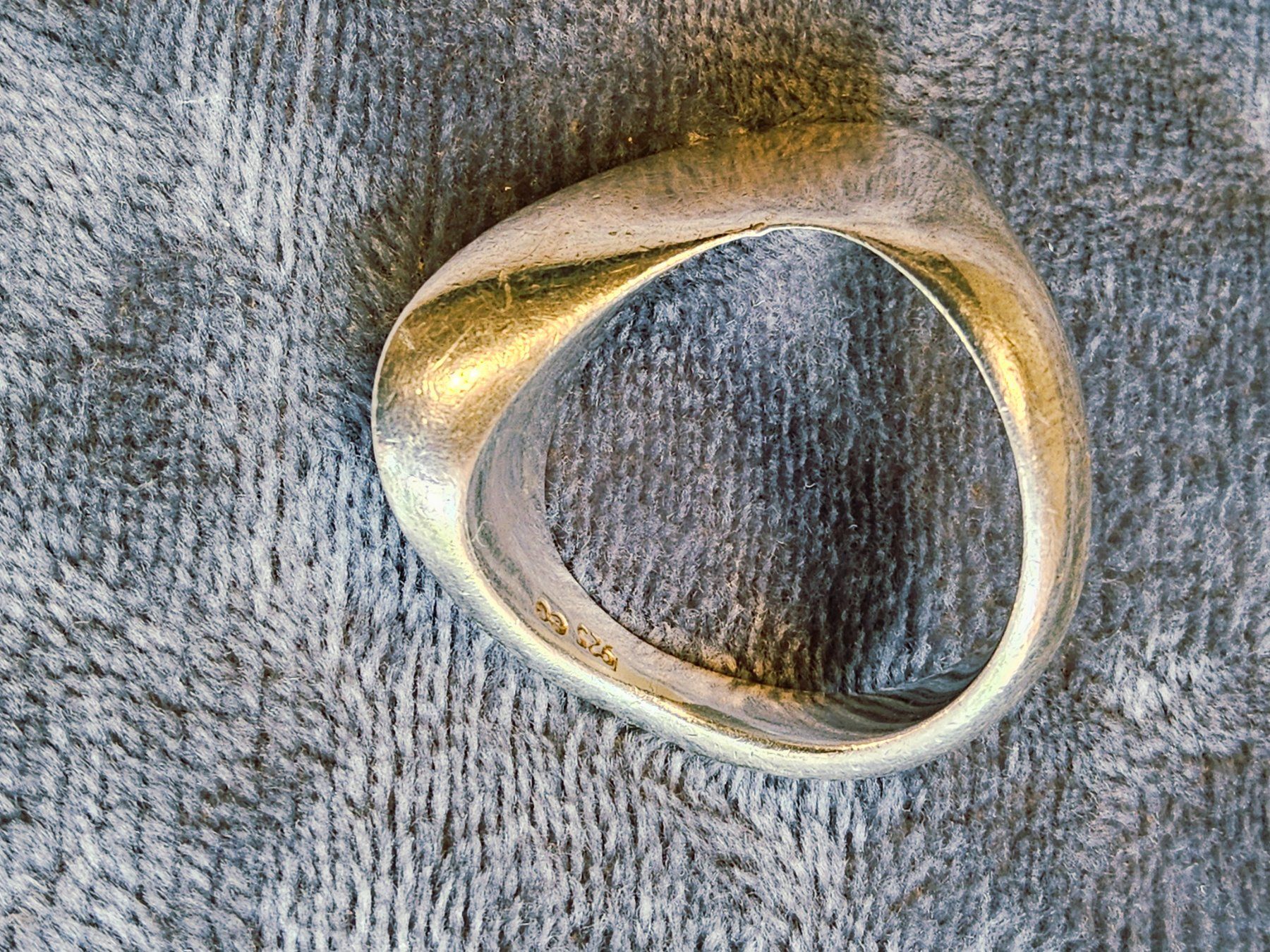 Anelli: Exzentrischer Sterling Silber Ring, Grösse 55 – Usato da Zürich venduto da SciTec 4