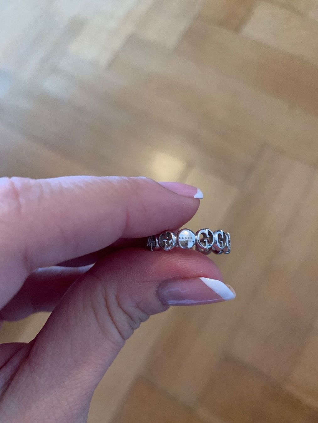 Gucci Anelli: Gucci Ring Weissgold – Usato da Glattbrugg venduto da A.S.90 1