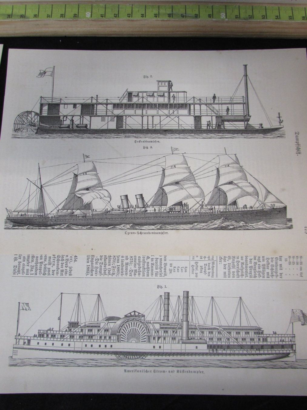 Gravures: Lot Schiffe/Nautik, 19.Jh. – D'occasion à Walchwil par Shells1 7