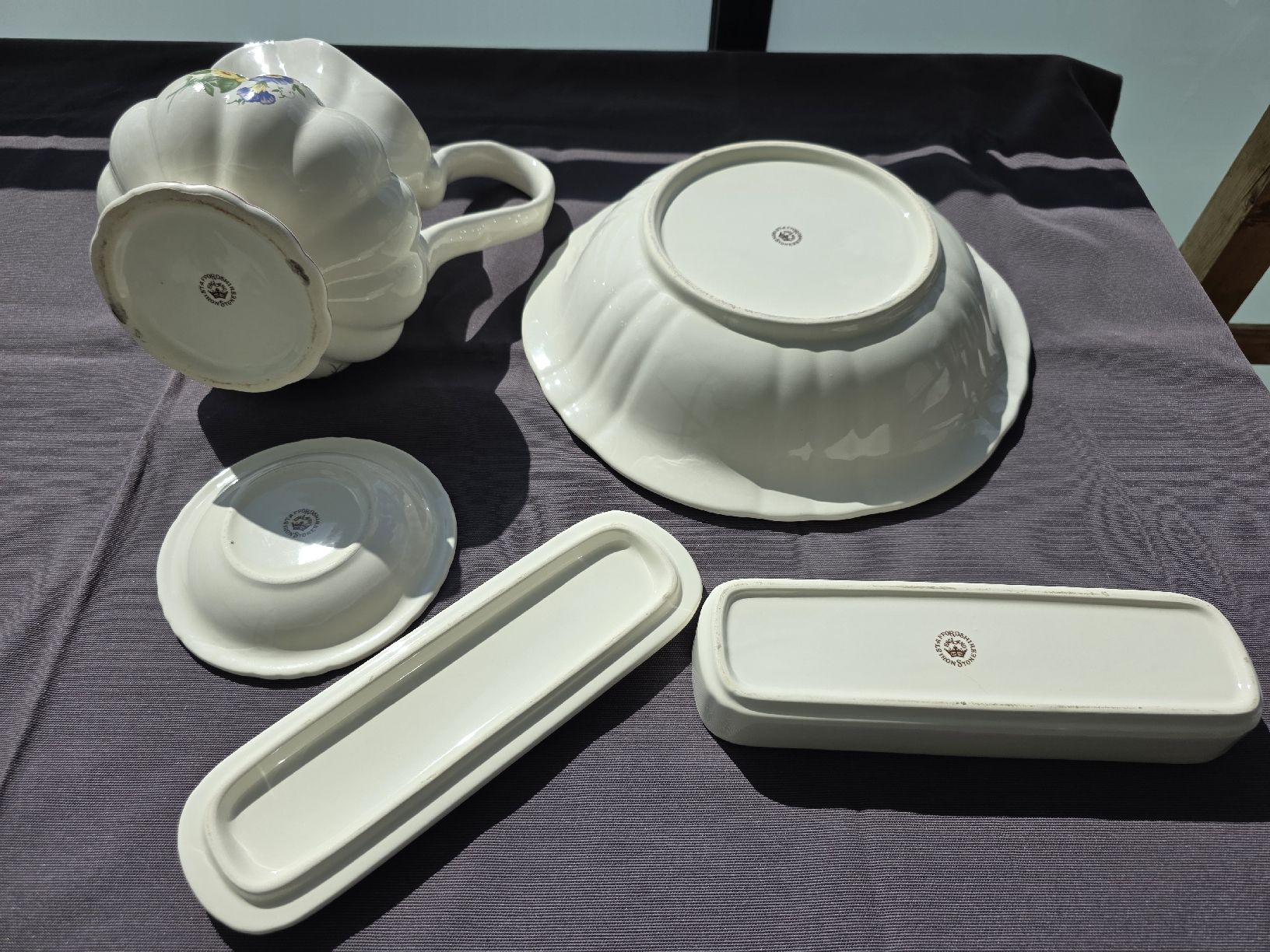 Tutte le decorazioni: Porzellan Waschset mit Blumenmuster – Usato da Emmenbrücke venduto da clodilaus 6