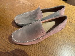 Geox Respira Mokassins Veloursleder Grau, Grösse 40 neu