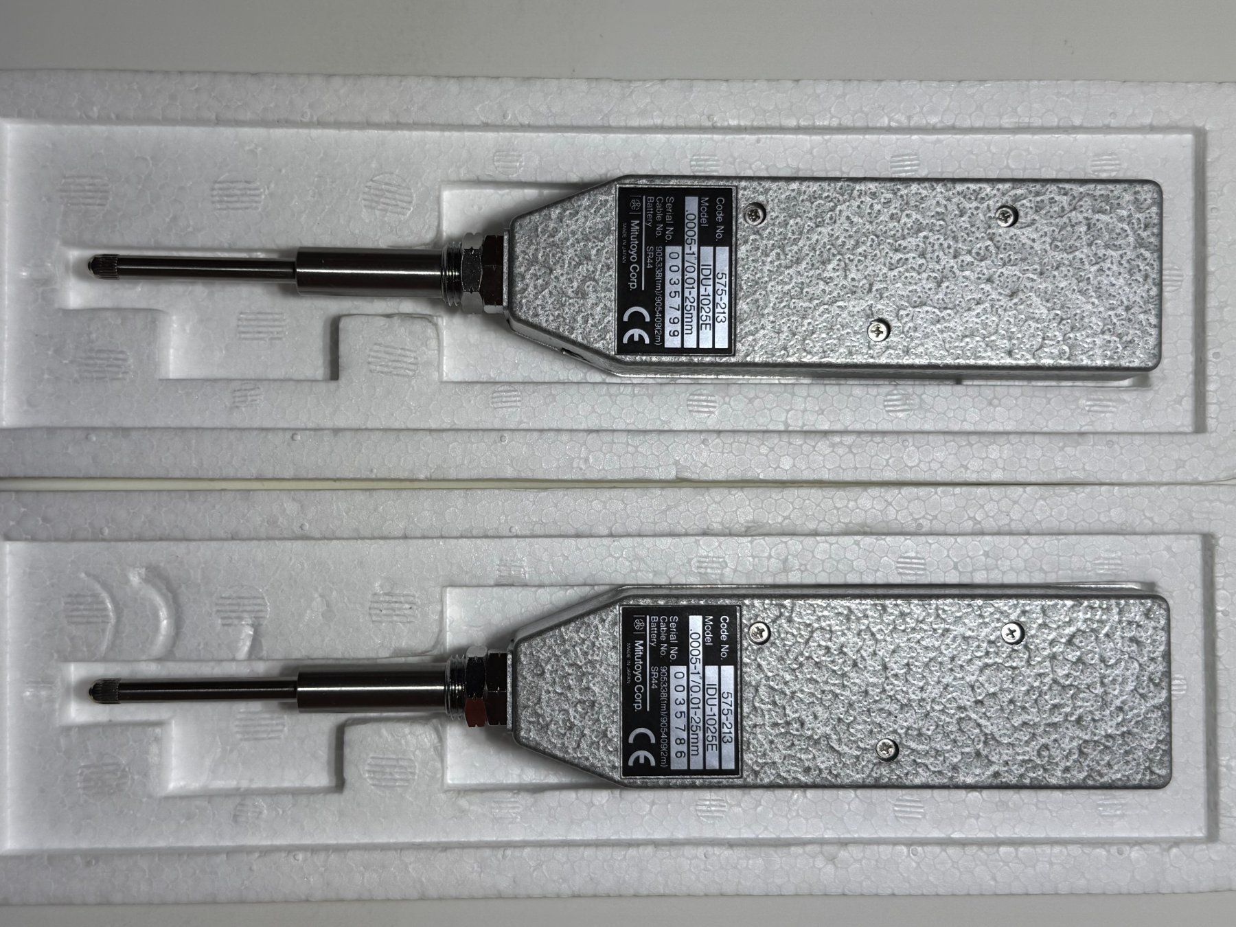 Mitutoyo Misurare: 2x Mitutoyo Digimatic Indicator 575-213 / Digital Messuhr – Nuovo (secondo la descrizione) da Wangen b. Olten venduto da Chess78 1