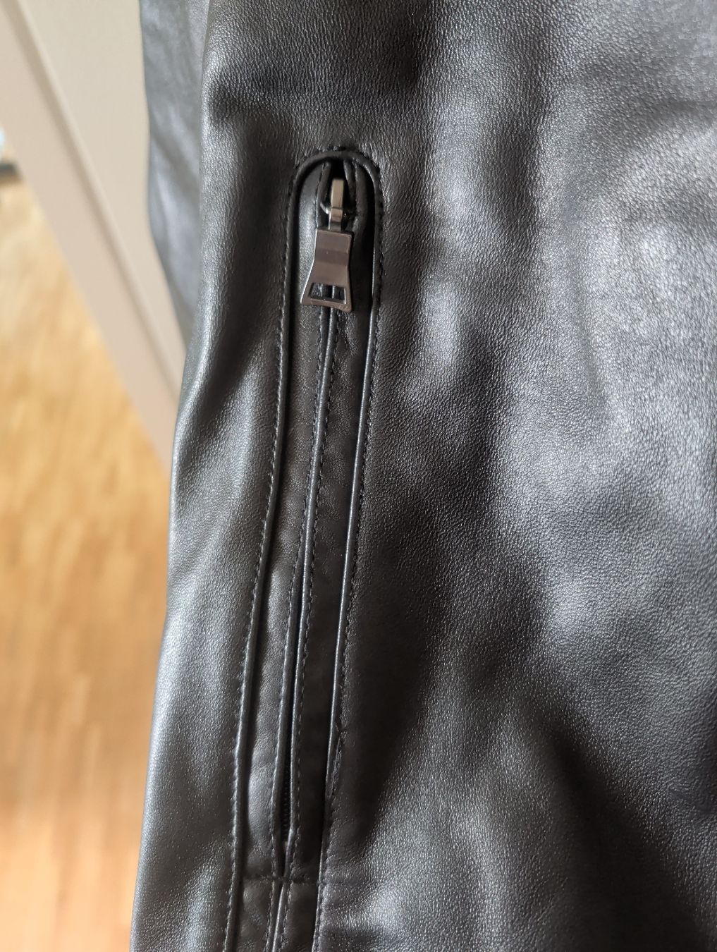 Giacche: Schwarze Lederjacke von WARREN & PARKER, Grösse L – Nuovo (secondo la descrizione) da Zürich venduto da lizzie_26 3