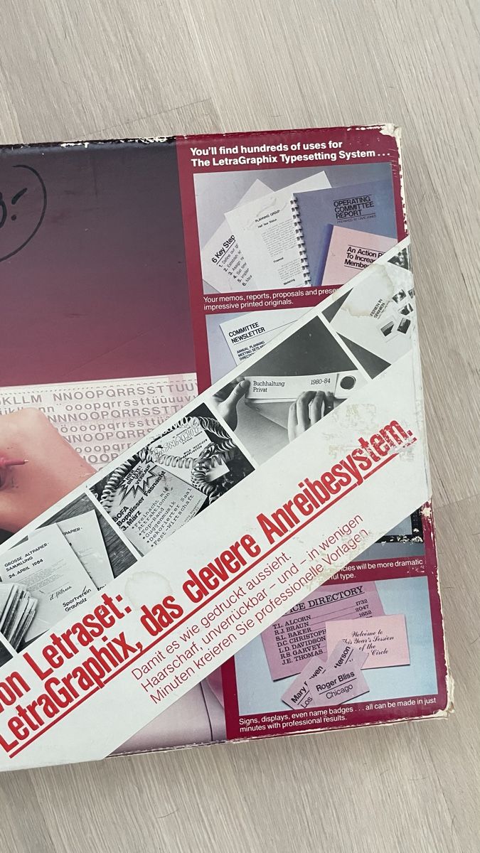 Schreibmaschinen: LetraGraphix Schriftsetzungsystem, Typesetting – Gebraucht aus Zürich von BaharB 1