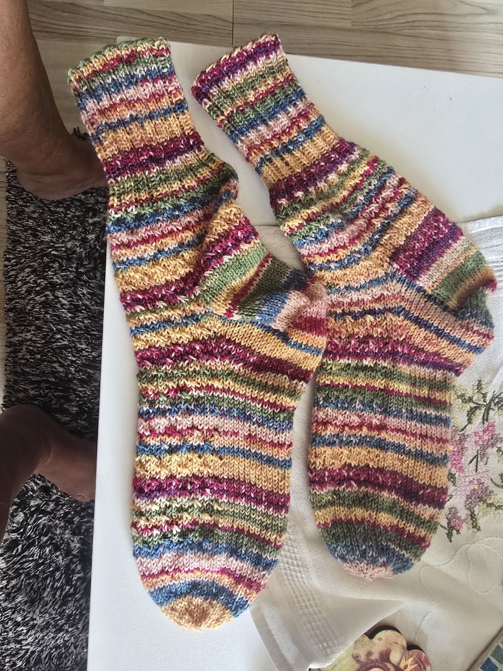 Calze: hangstrickte socken – Nuovo e nell'imballaggio originale da Matten b. Interlaken venduto da sonnyboy22