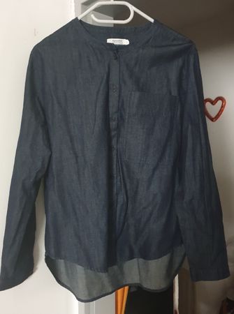 Hess Natur schöne Jeansbluse Gr. 36