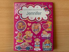 Aufkleber Sticker Kollektion Jennifer