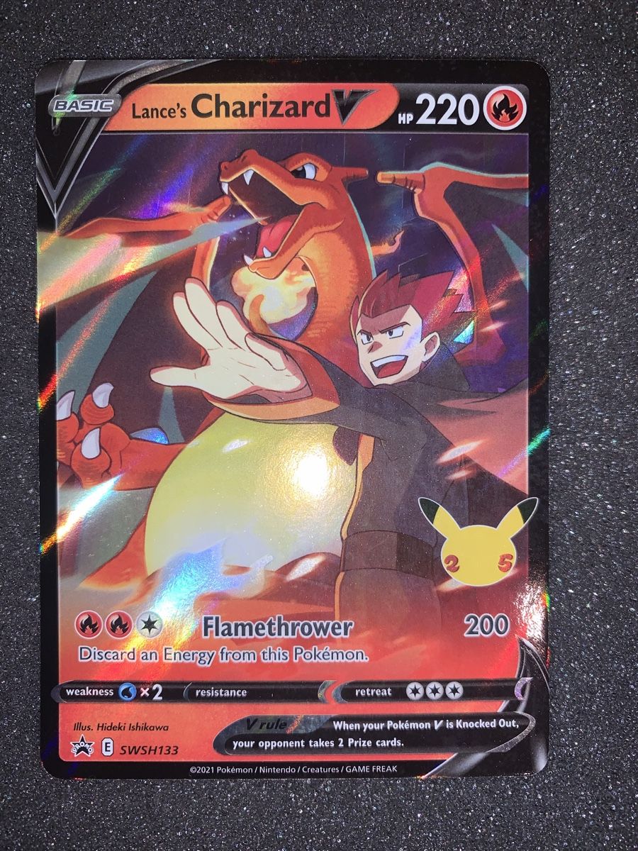 Pokémon Sammelbilder & Trading cards:  Lance's Charizard V 220HP SWSH133 – Gebraucht aus Bironico von ars_z6lb