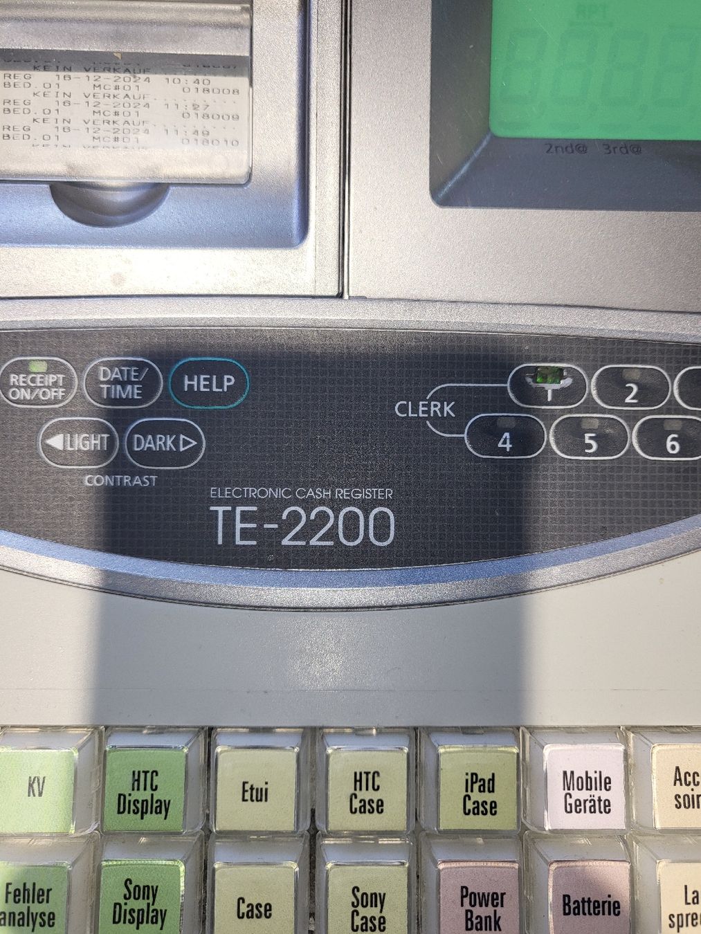 Casio Registratore di cassa: casio TE 2200 Kasse – Usato da Neerach venduto da MarbleAndFortuneAG 1