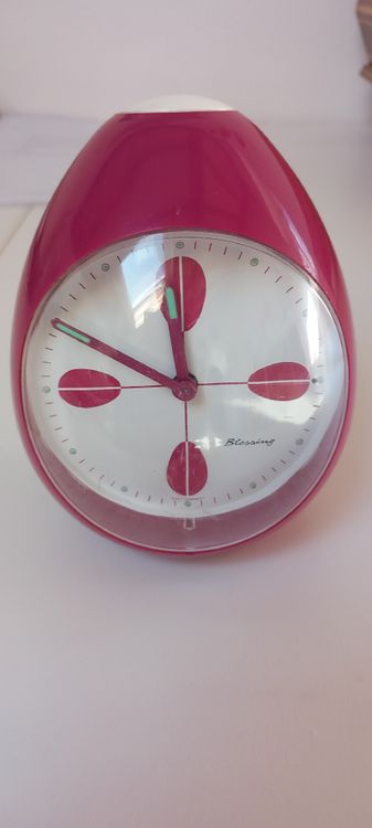 Wecker: Space age Blessing Egg vintage Wecker – Gebraucht aus Buttikon SZ von MH1976