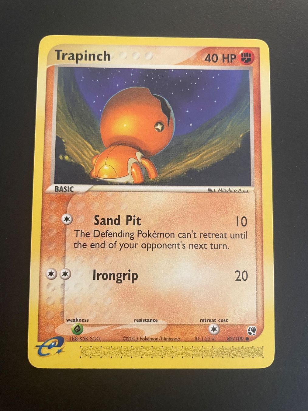 Pokémon Sammelbilder & Trading cards: Trapinch 82/100 Ex Sandstorm – Gebraucht aus Zürich von pokemon_cards