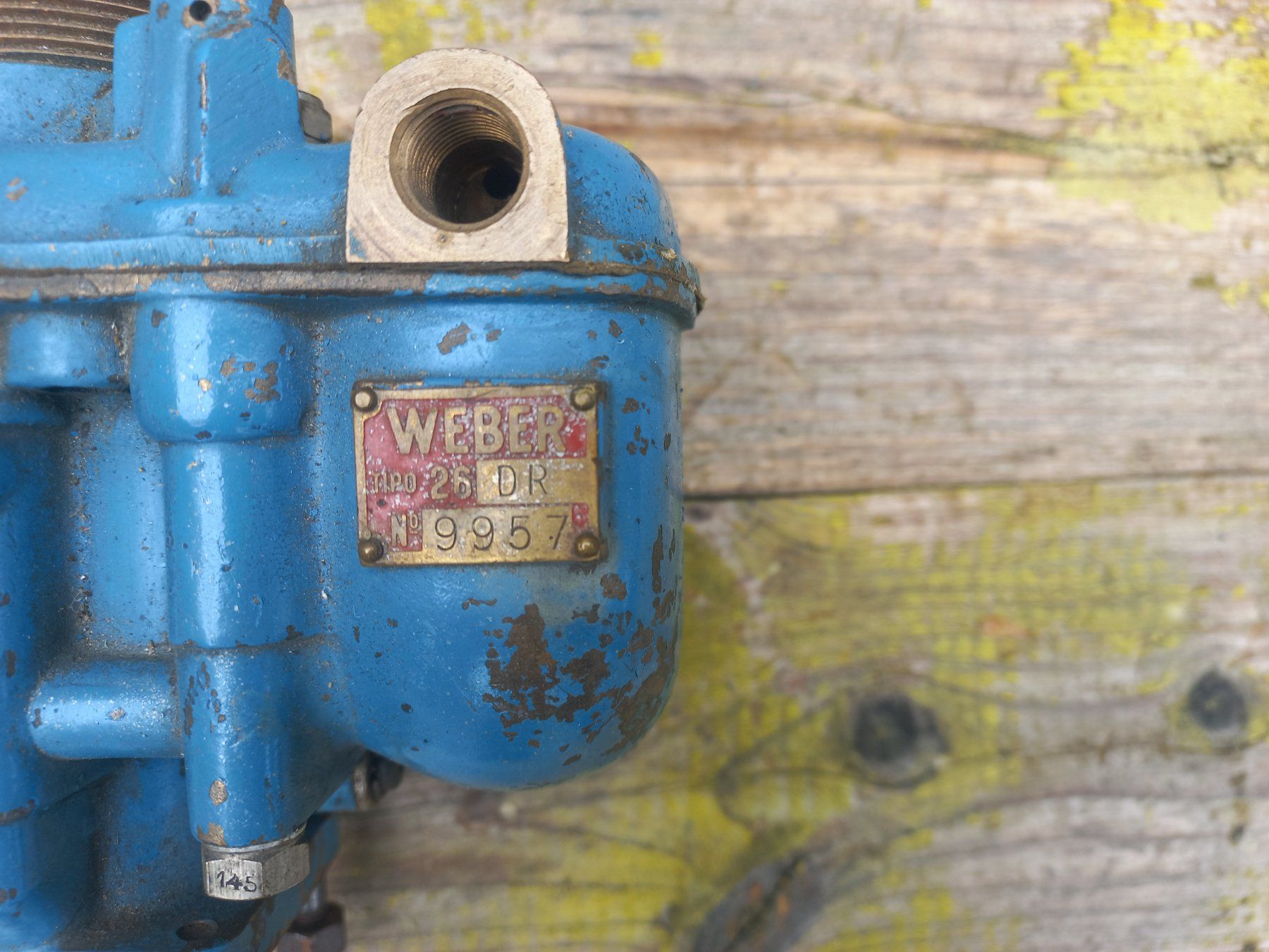 Tutti pezzi di ricambio auto: rarer Oldtimer Messing / Bronze Vergaser WEBER Tipo 26 DR – Usato da Dulliken venduto da Dullikenlerchclassic 7