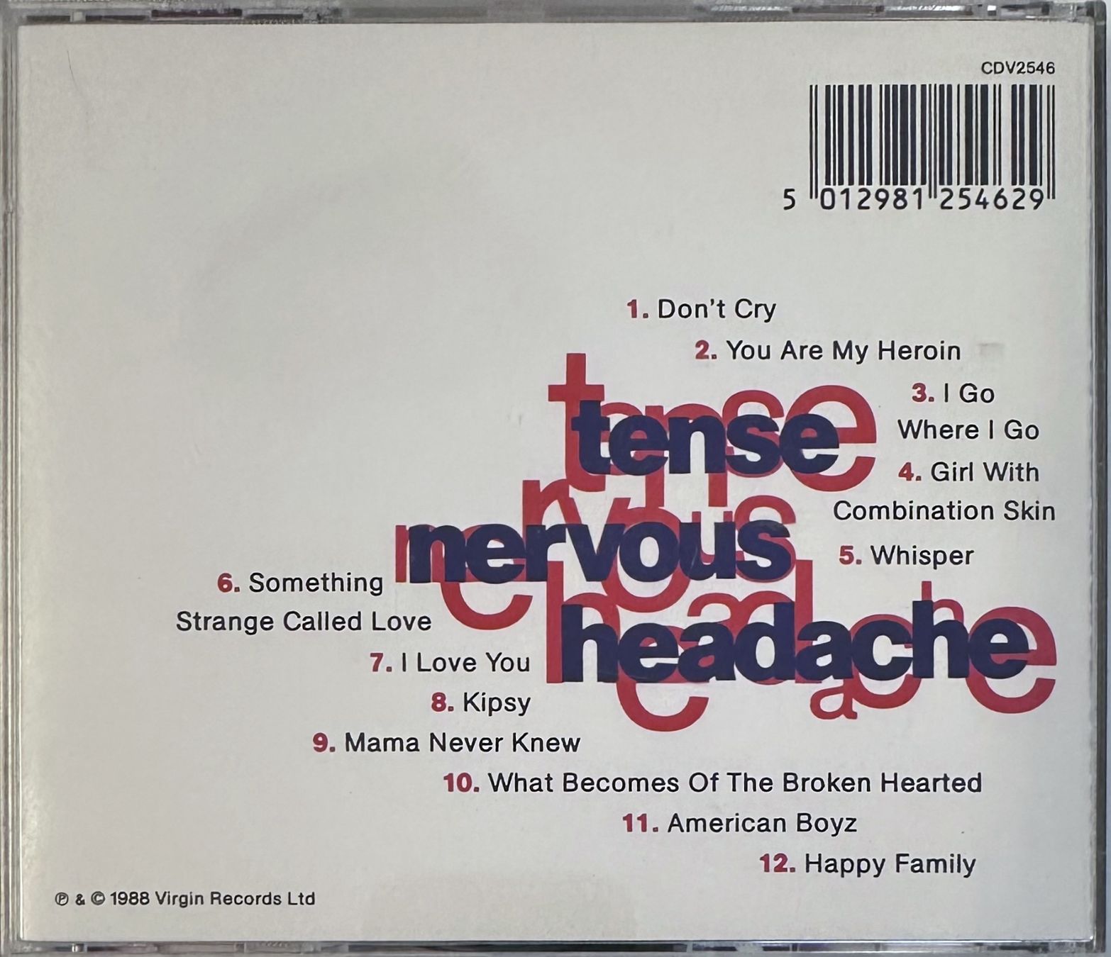 CDs: Boy George – Tense Nervous Headache – Gebraucht aus Martigny von jereq 1