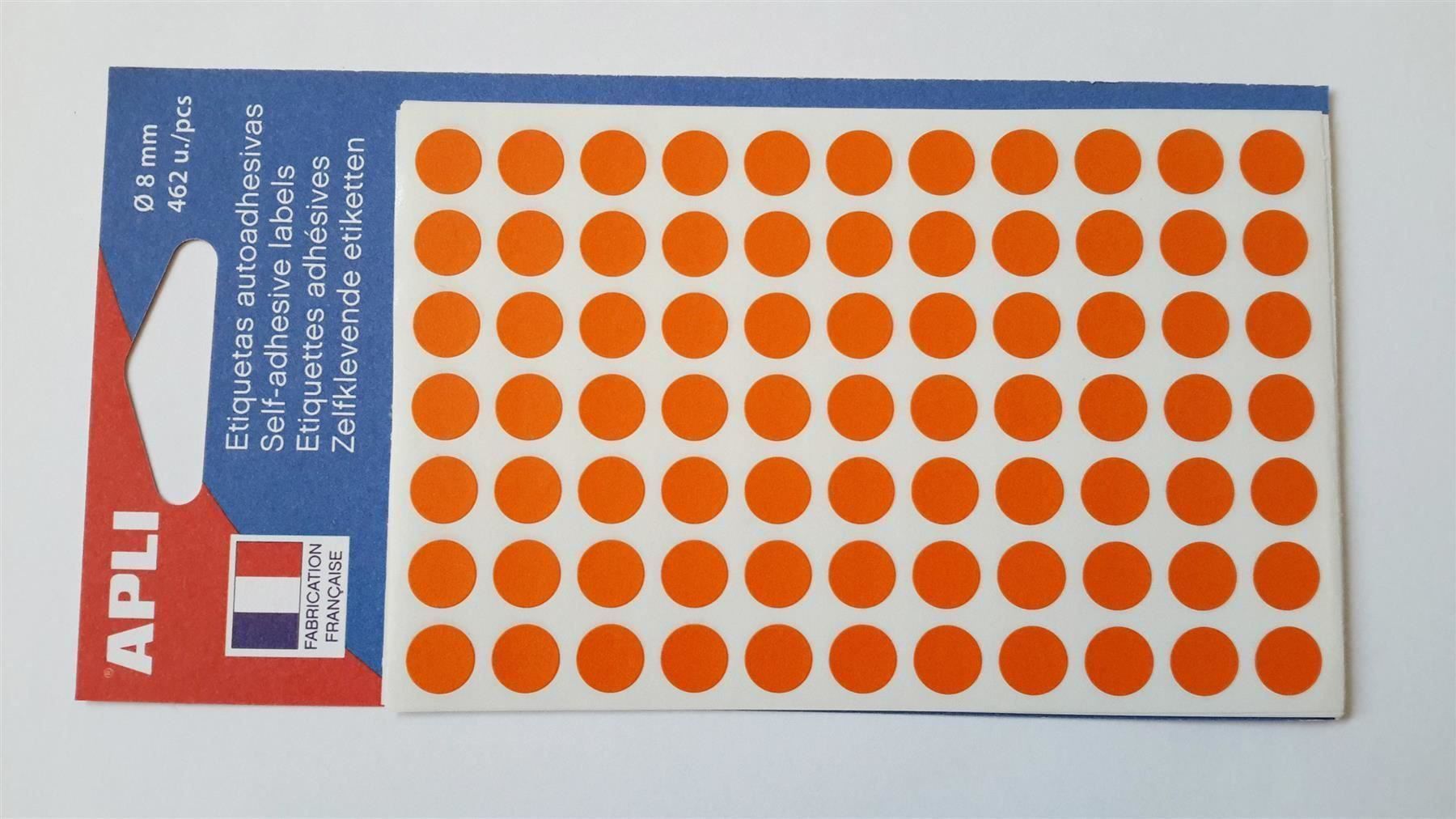 Sticker: Markierungspunkte, orange, 8mm, 462 St. – Nuovo e nell'imballaggio originale da St. Gallen venduto da cointec 3