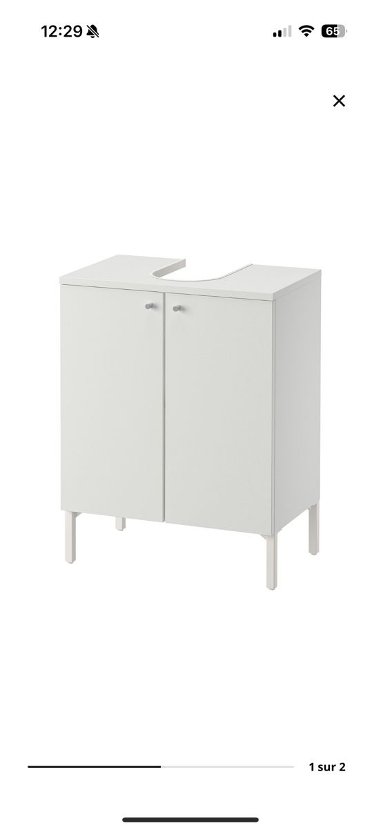 Ikea Mobili per bagno: Meuble sous-vasque blanc  – Usato da Mannens venduto da sch_xl2b 1