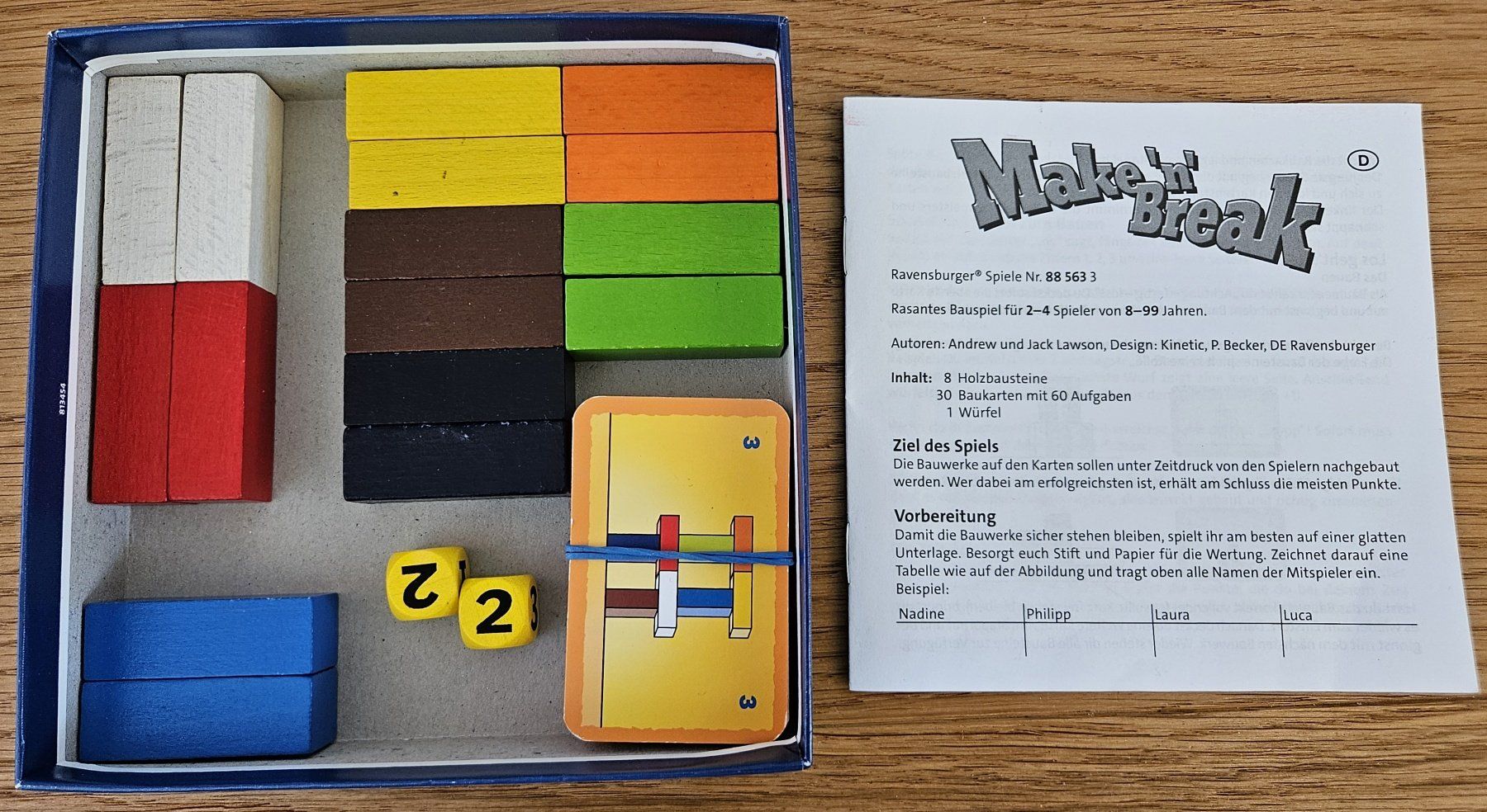 Ravensburger Giochi: Spiel Make 'n' Break – Usato da Schaffhausen venduto da asyouwestley 3