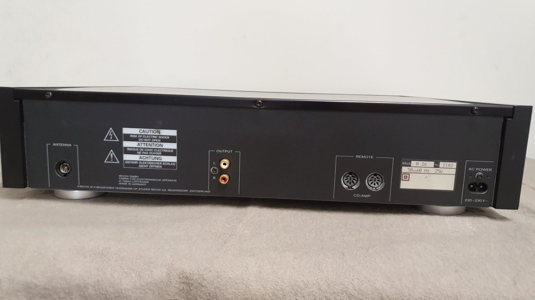 Revox Radio: Revox B26 FM-Tuner – Usato da Einsiedeln venduto da patsteiner74 2