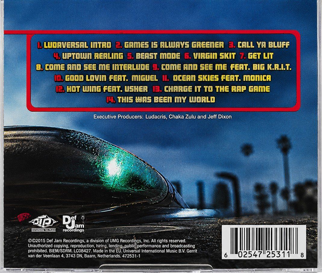 CD: CD Ludacris "Ludaversal", Nr. 307 – Nuovo e nell'imballaggio originale da Kottwil venduto da Crazyrolf 1