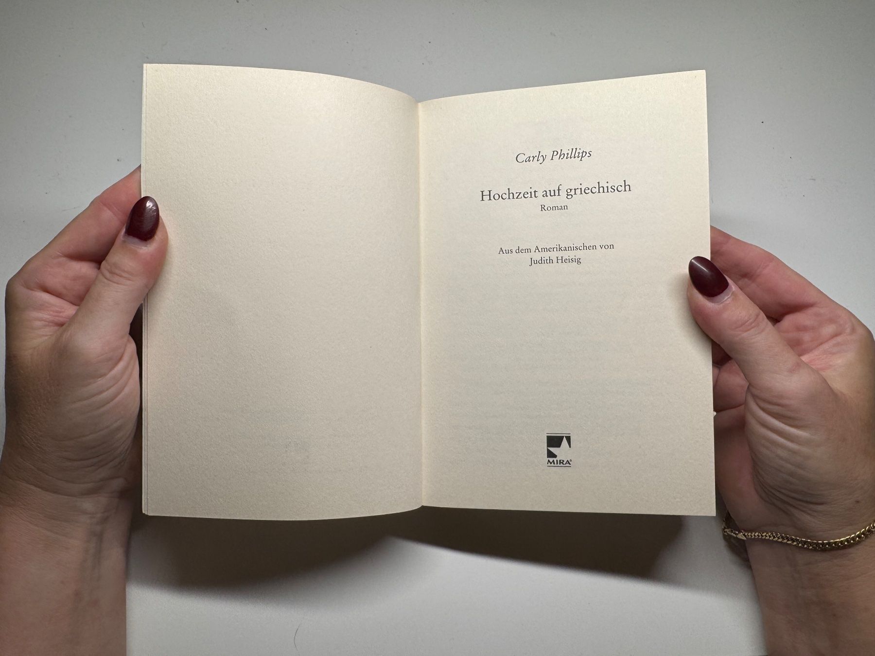 Livres: ROMAN: Carly Phillips, Hochzeit auf Griechisch – D'occasion à Grosswangen par Deutsche_Romane 2