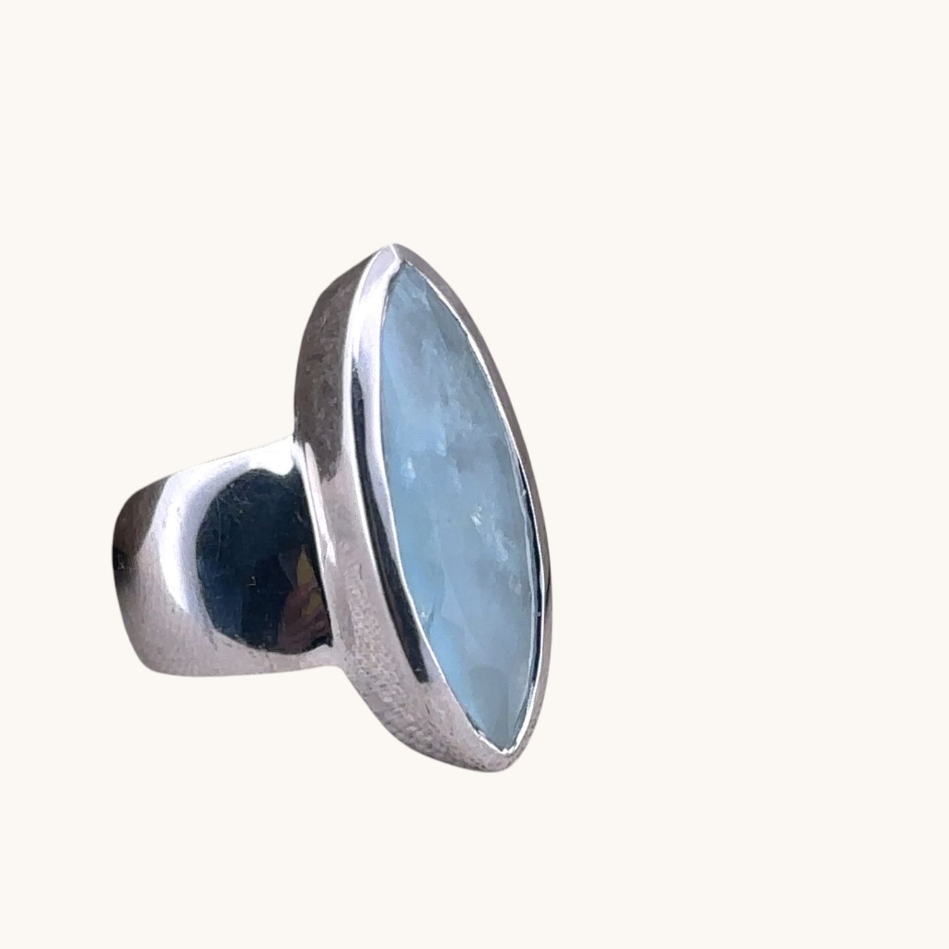 Olga Ribler Ringe: Silberring mit Aquamarin, Gr. 54 – Neu (gemäss Beschreibung) aus Luzern von MonikaS03 1