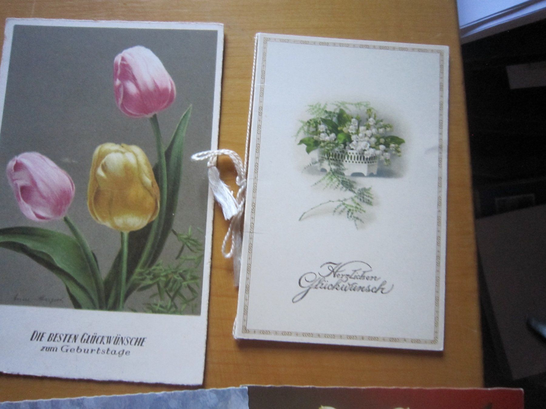 Ansichtskarten: No2 Postkarten Blumen – Gebraucht aus Gordola von Polentaefung 1