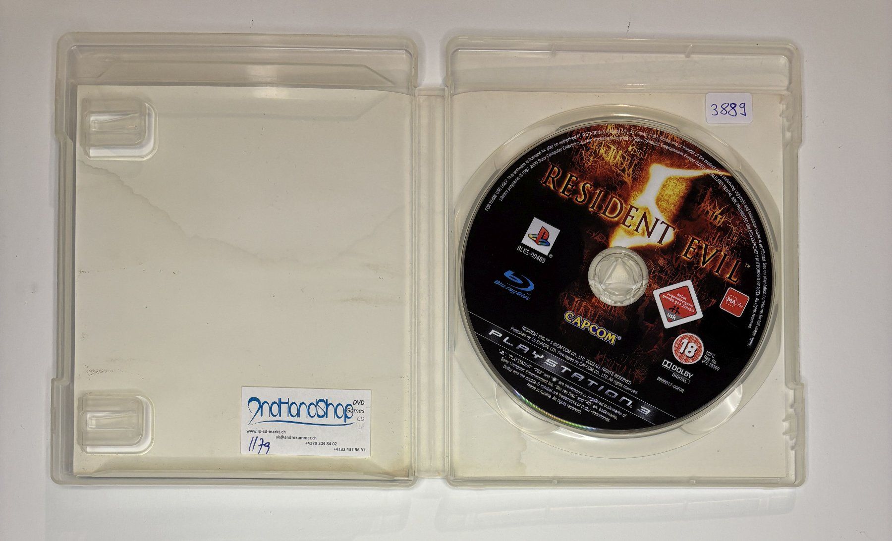 Giochi: PS3 - Resident Evil 5 – Usato da Allschwil venduto da Bullach 1