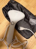 STEAMERY Portable Clothes Steamer Grey with Bag